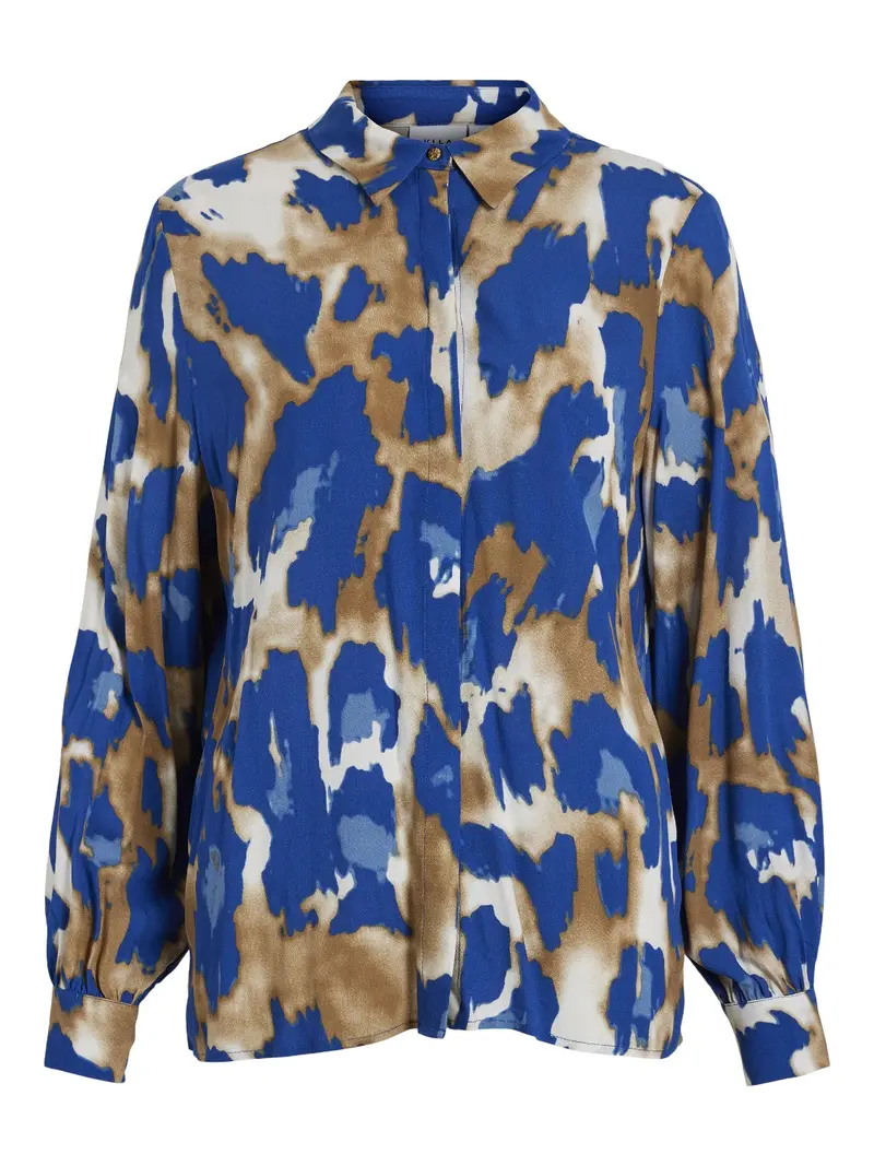 VILA W CAMICIA OVERSIZE GALTA TOGA LONG SLEEVES 14093488 ERT
