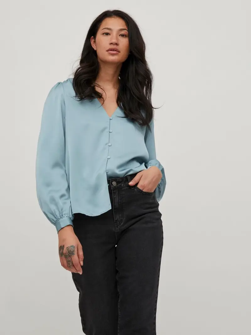 VILA W ELLETTE V-NECK 14074530