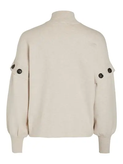 VILA W OLIVINJA L/S DETAIL KNIT 14088035