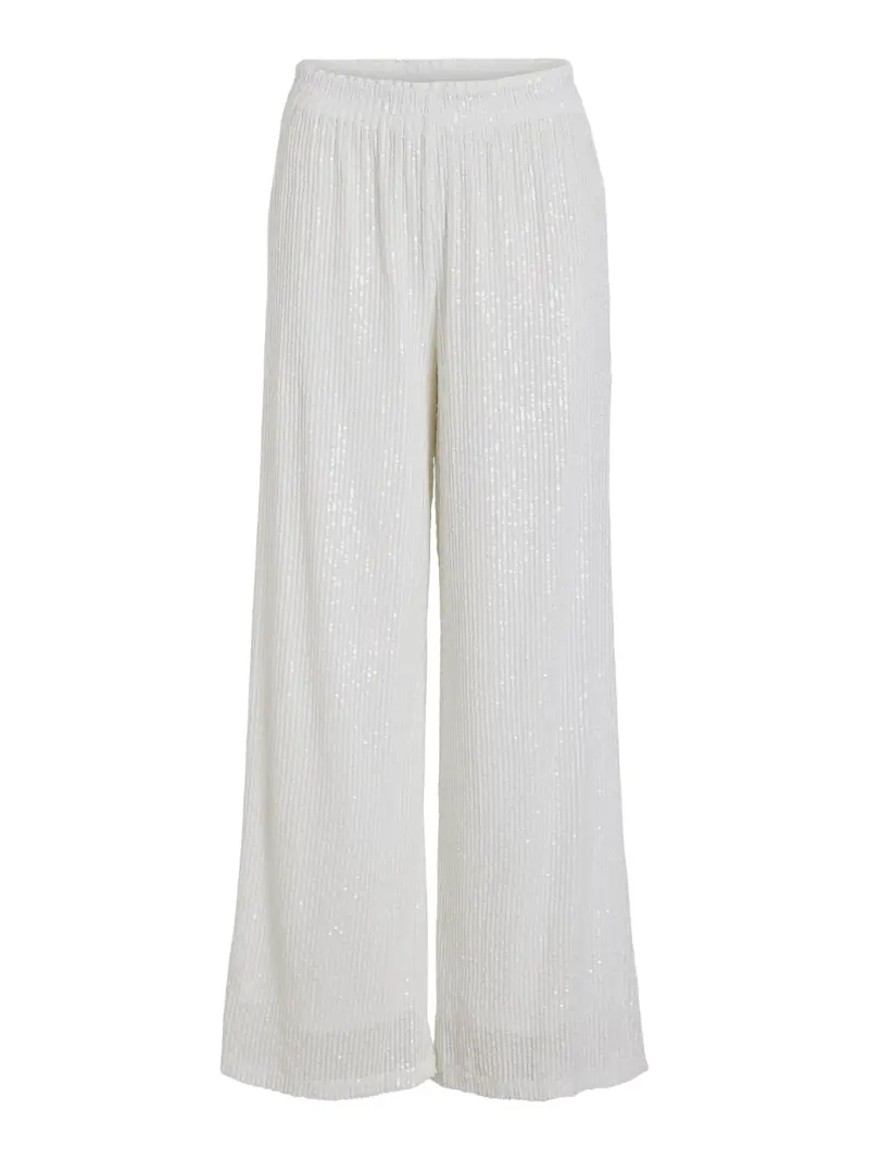 VILA W PANTALONI MAIA SEQUIN 14089863 CLD