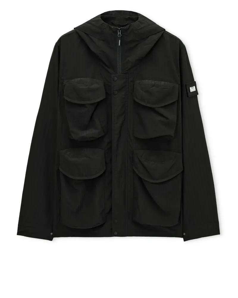 WEEKEND OFFENDER RIPSTOP FIELD JACKET JK1B03 BLK