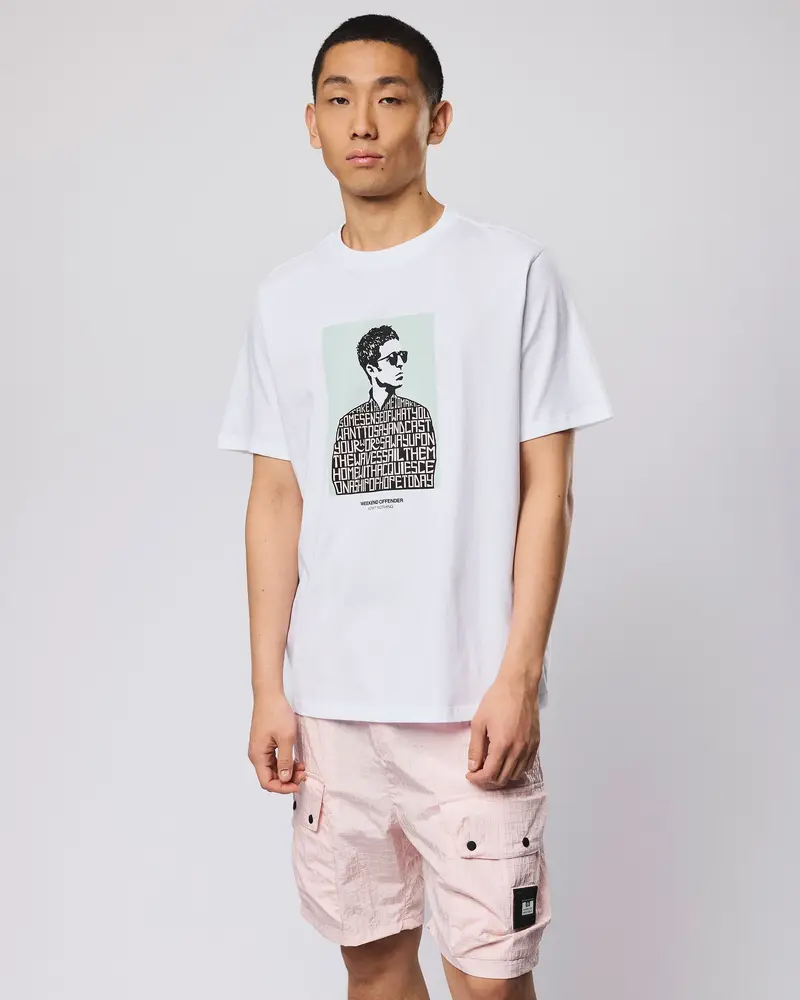 WEEKEND OFFENDER T-SHIRT CAMDEN WEKENDOFFENDER PT1B08 CAMDEN WHI