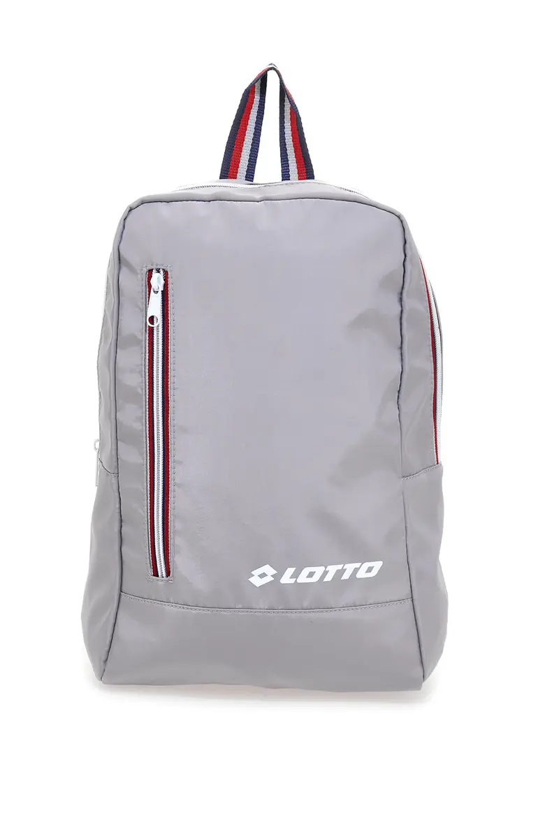 Zaino grigio con zip a contrasto Lotto LTT438