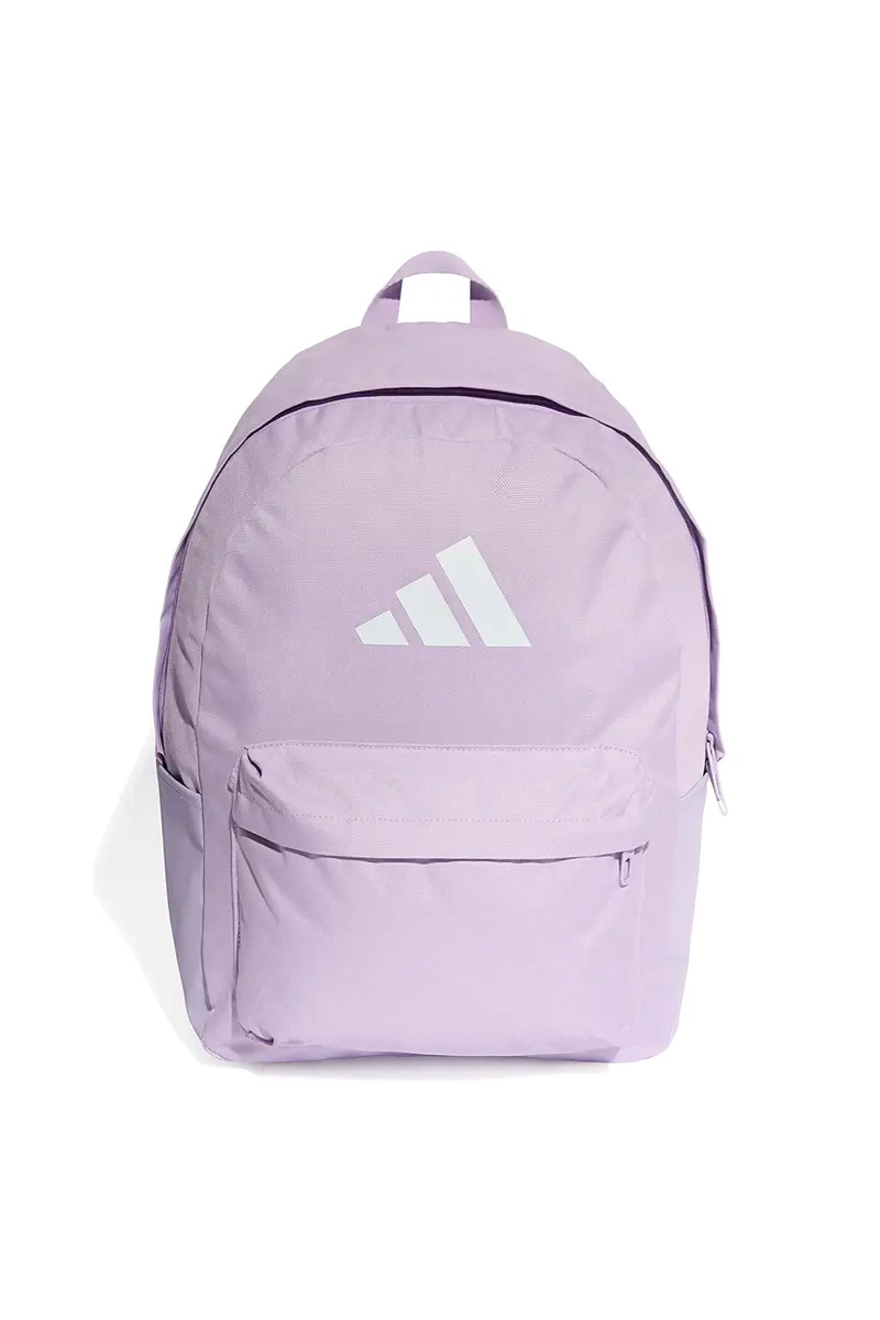 Zaino lilla con tasca frontale capiente Adidas CLSC BARS BP