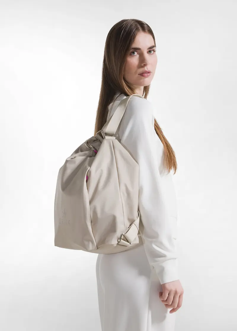 ZAINO TECNICO IN NYLON BEIGE