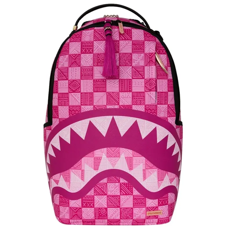 ZAINO UNISEX SPRAYGROUND A.I. SANDFLOWER SHARK ROSA E FUCSIA