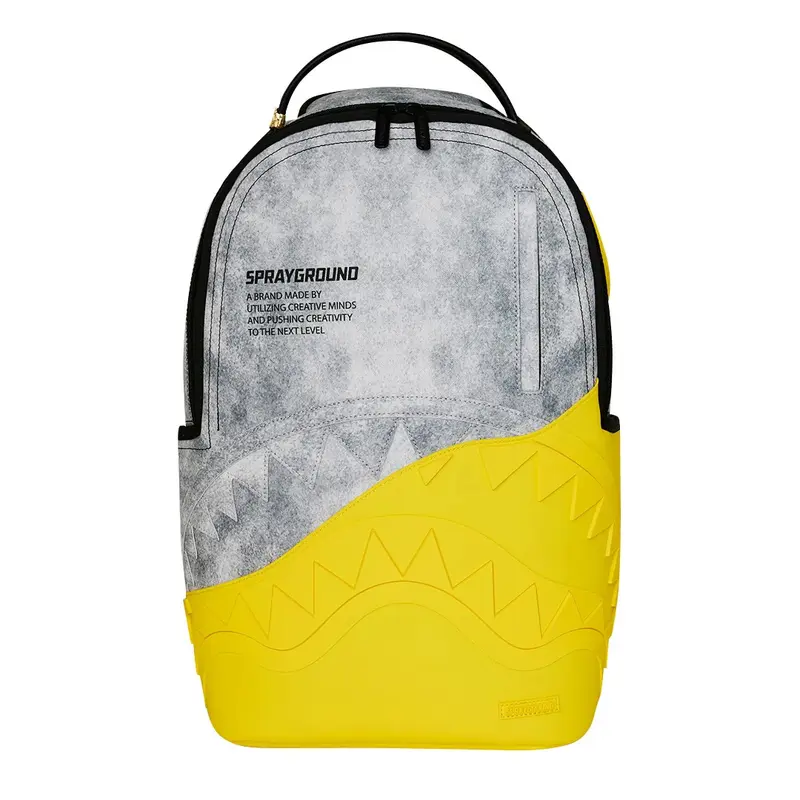 ZAINO UNISEX SPRAYGROUND OFFROAD GRIGIO E GIALLO