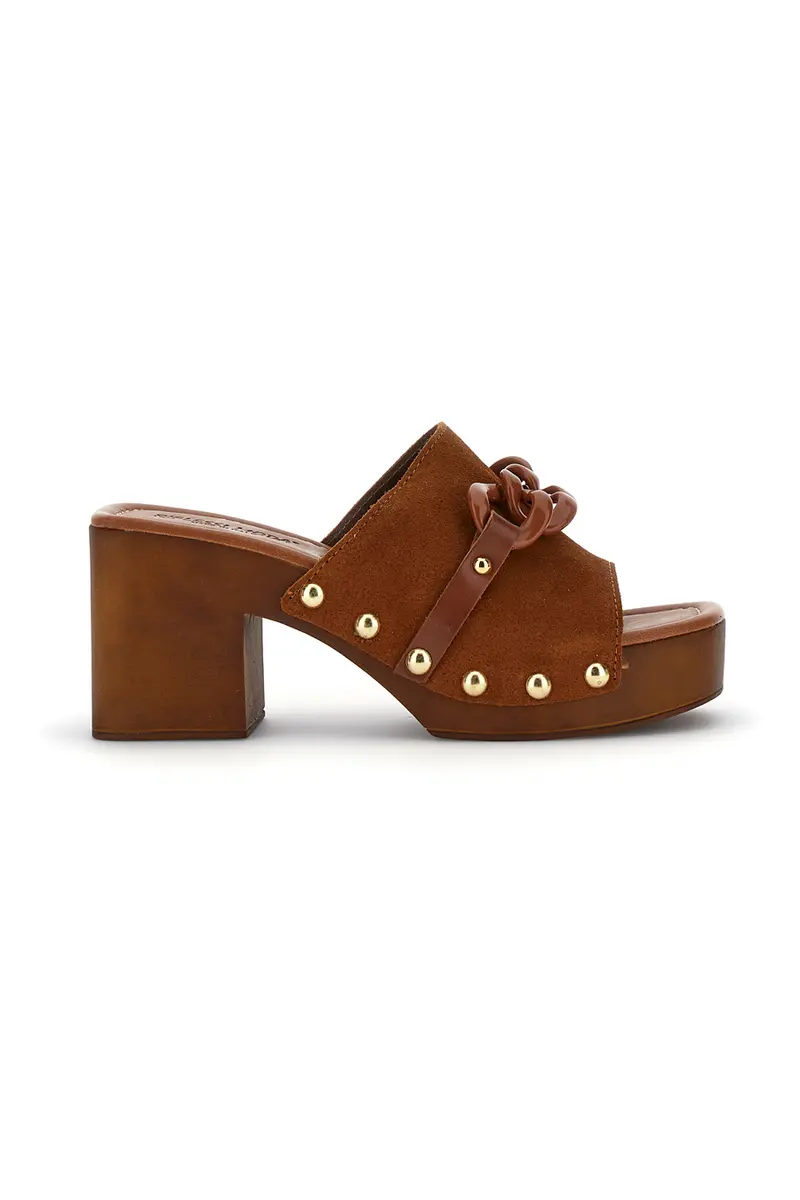 Zoccoli Riflessi Moda 15128 Marroni
