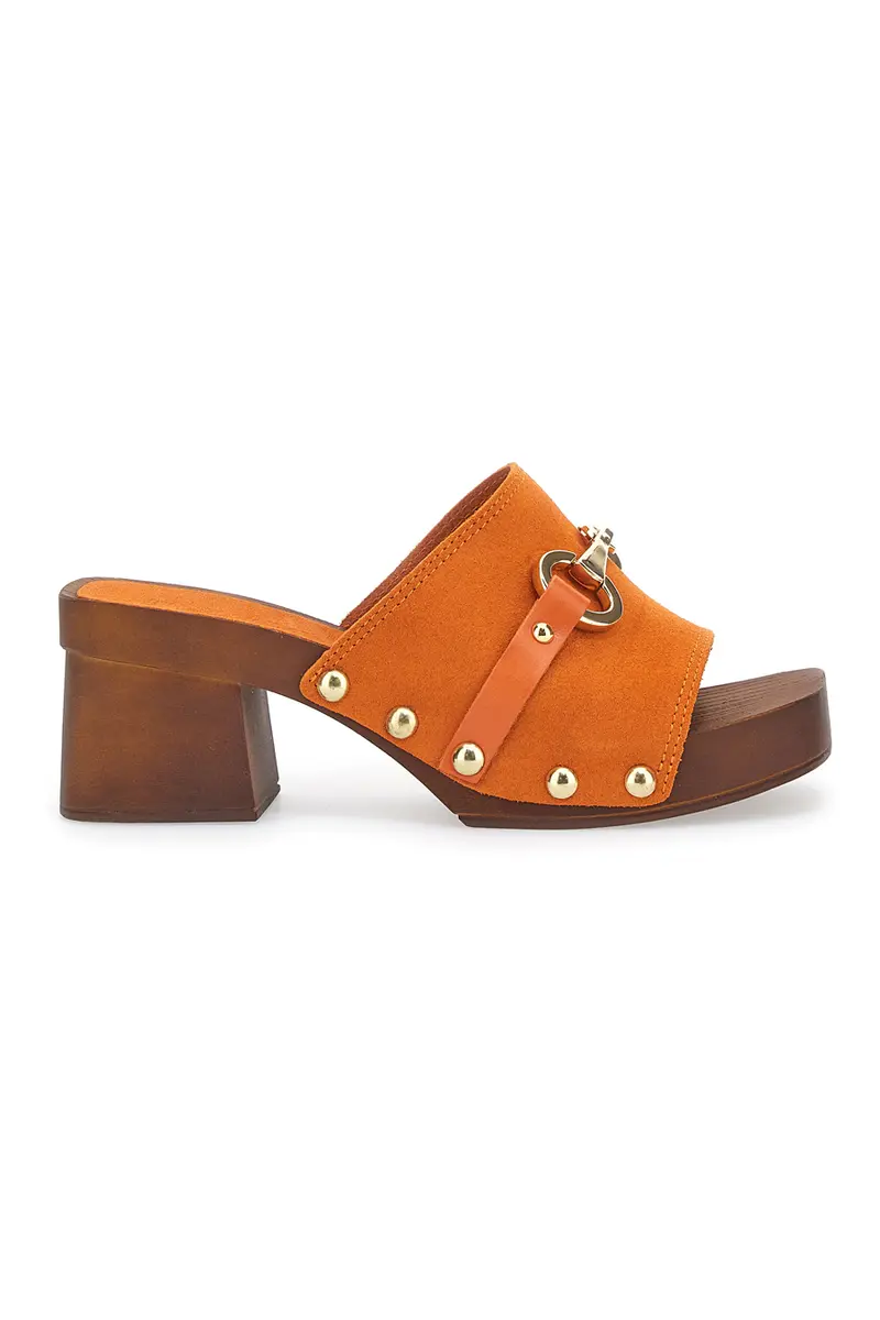 Zoccoli Riflessi Moda 15299 Arancione
